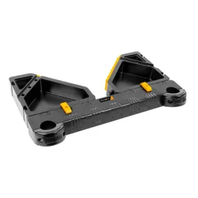 WANDAFSTANDHOUDER EN GEREEDSCHAPSHOUDER VOOR TELESCOPISCHE LADDERS